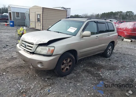 2005 Toyota Highlander V6 из США, поврежденный, VIN JTEEP21A450107009